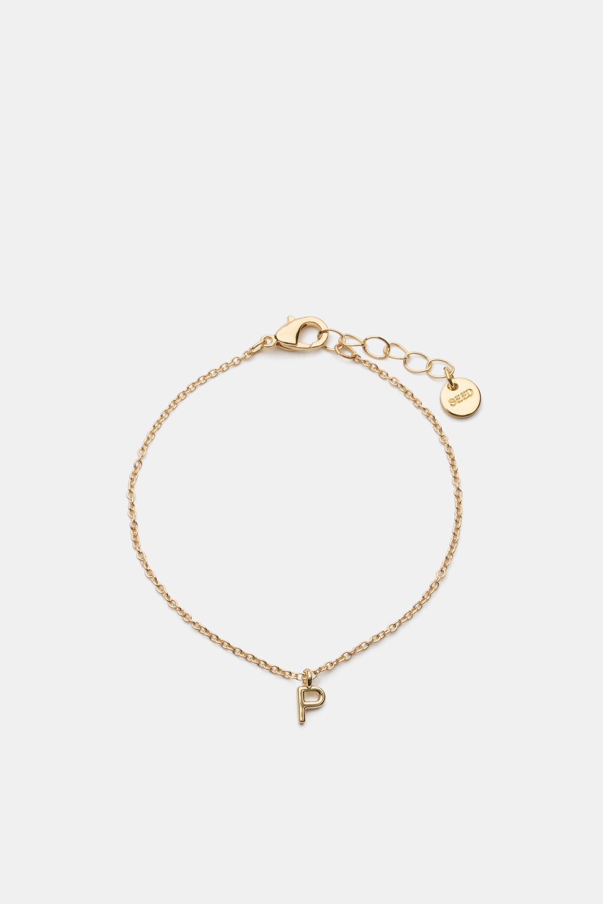 Gold Alphabet Bracelet