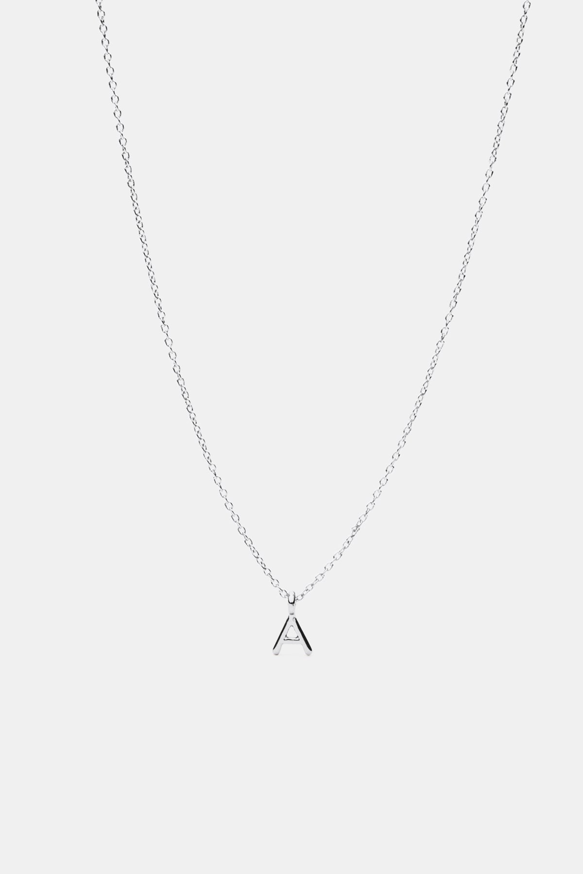Silver Alphabet Necklace