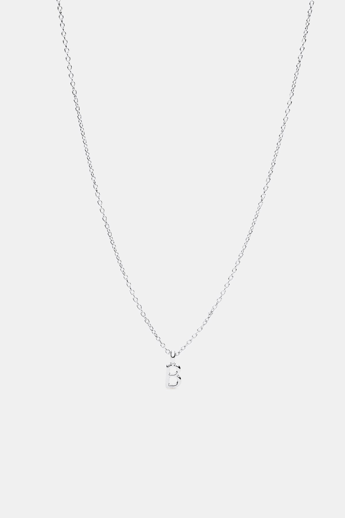Silver Alphabet Necklace