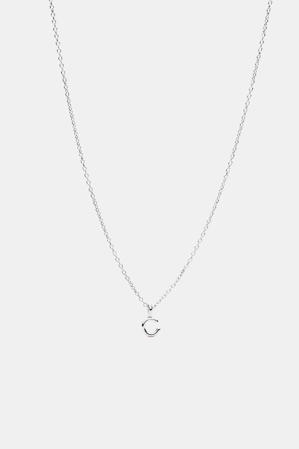Silver Alphabet Necklace