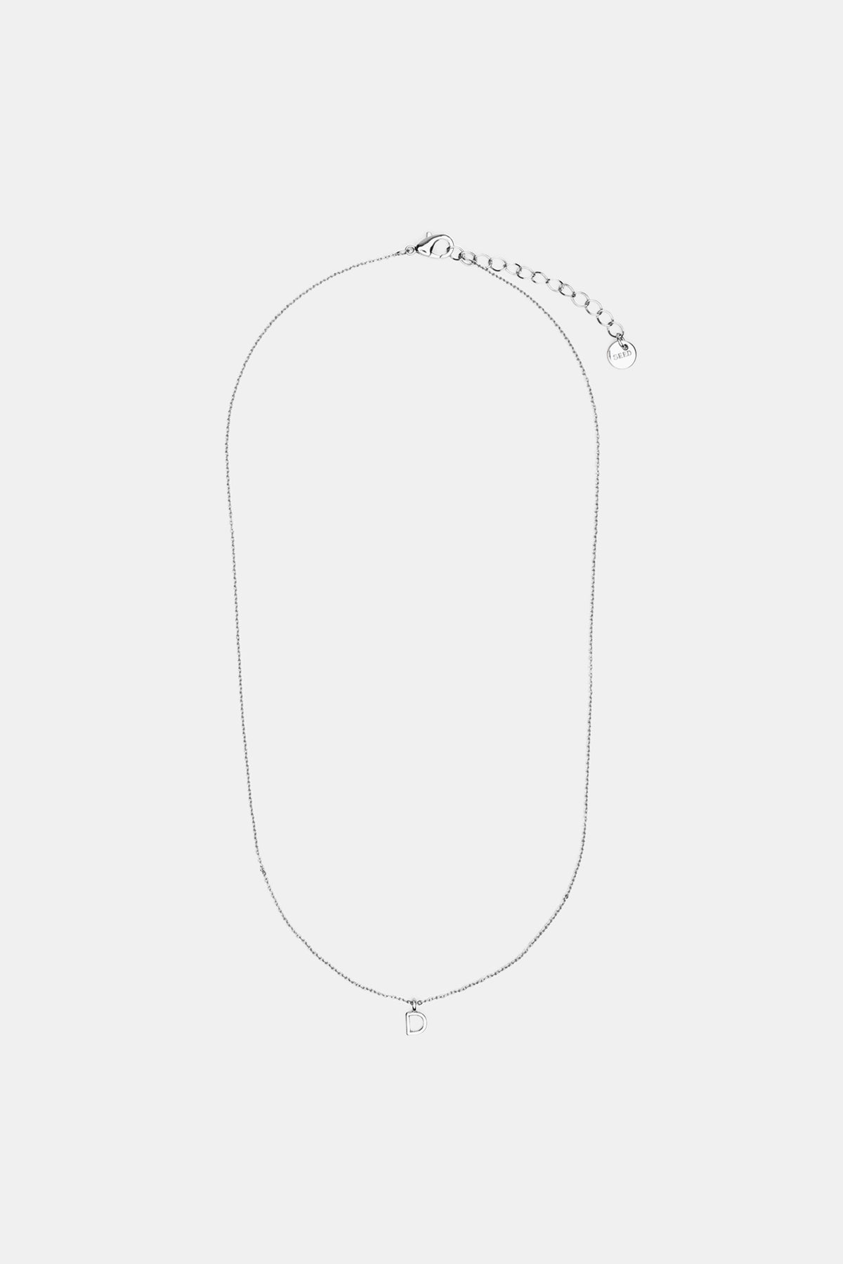 Silver Alphabet Necklace