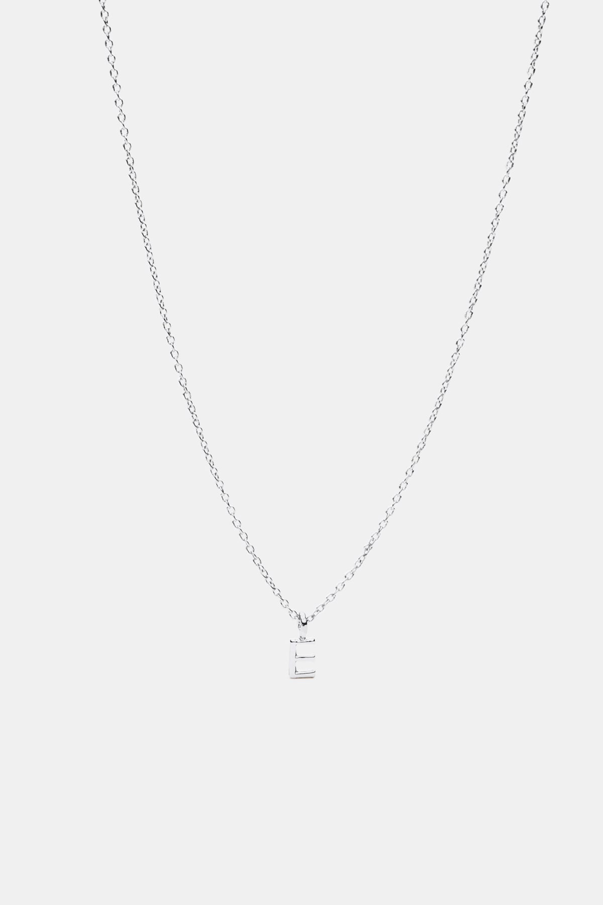 Silver Alphabet Necklace