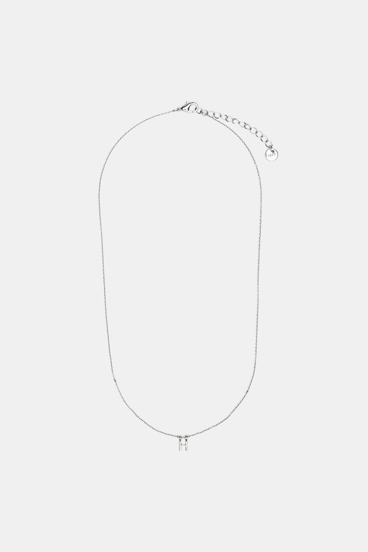 Silver Alphabet Necklace