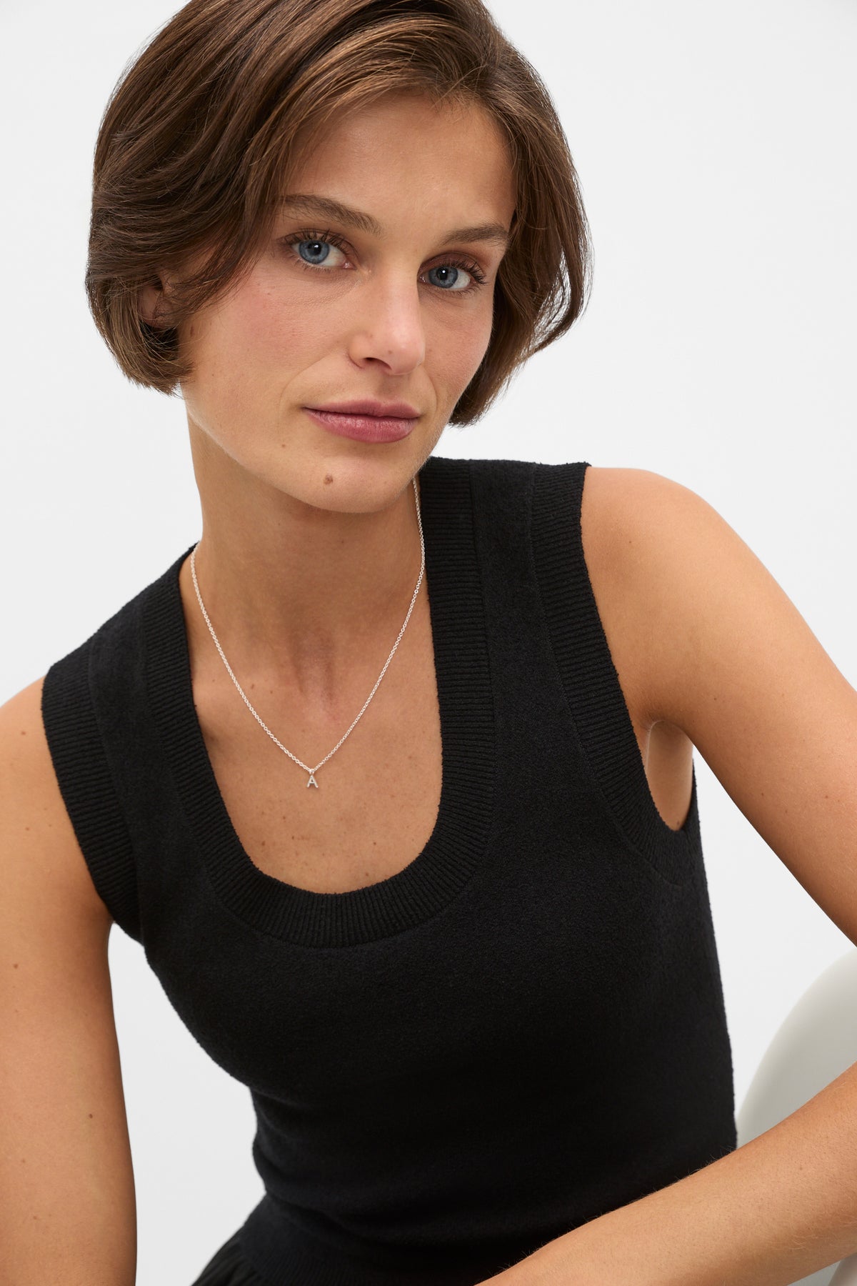 Silver Alphabet Necklace