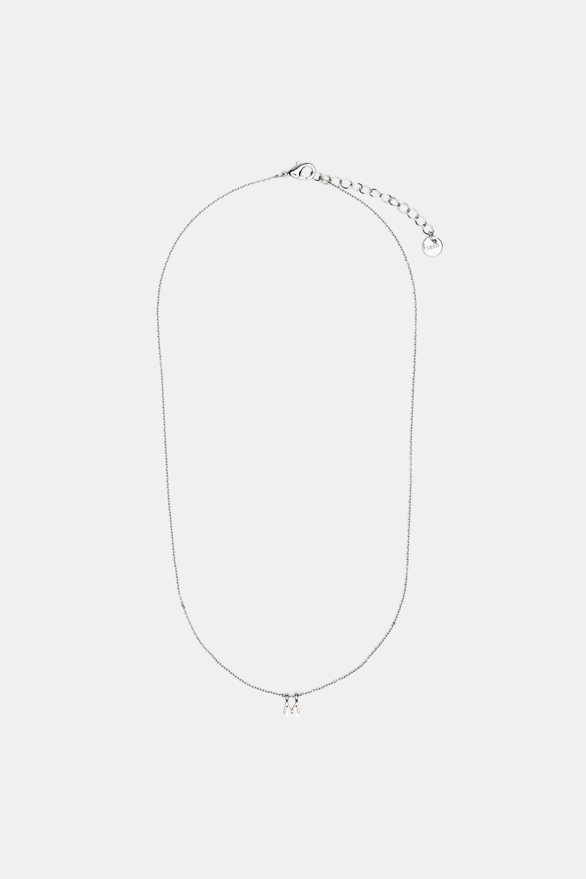 Silver Alphabet Necklace
