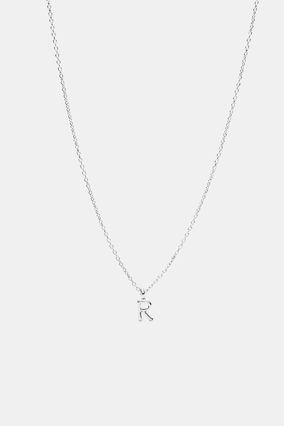 Silver Alphabet Necklace