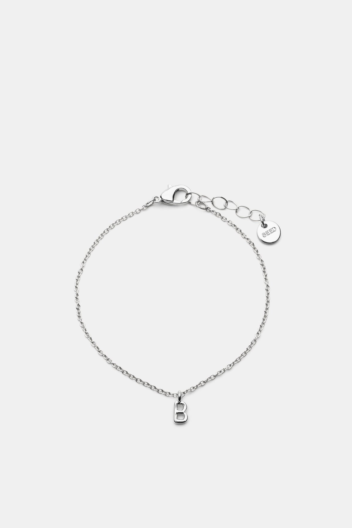 Silver Alphabet Bracelet