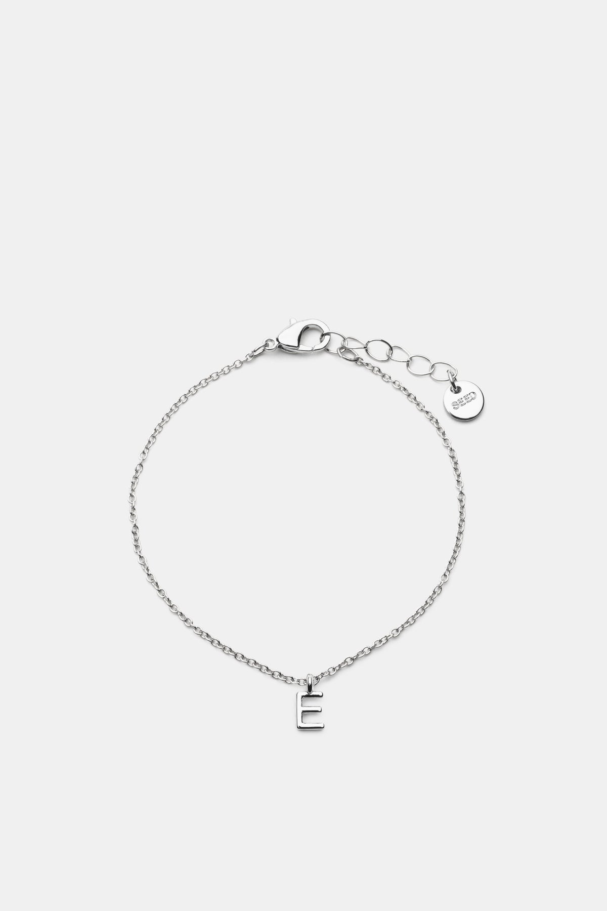 Silver Alphabet Bracelet