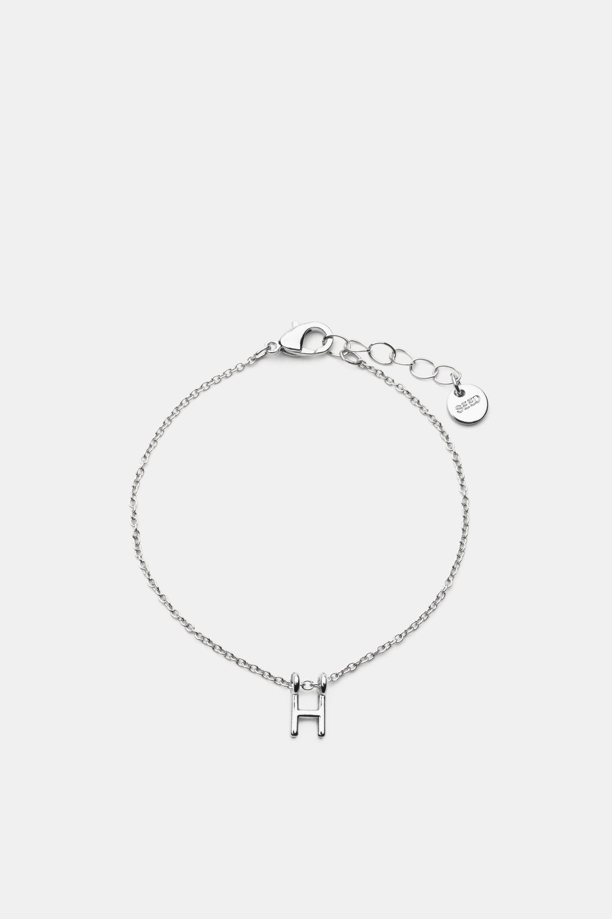 Silver Alphabet Bracelet