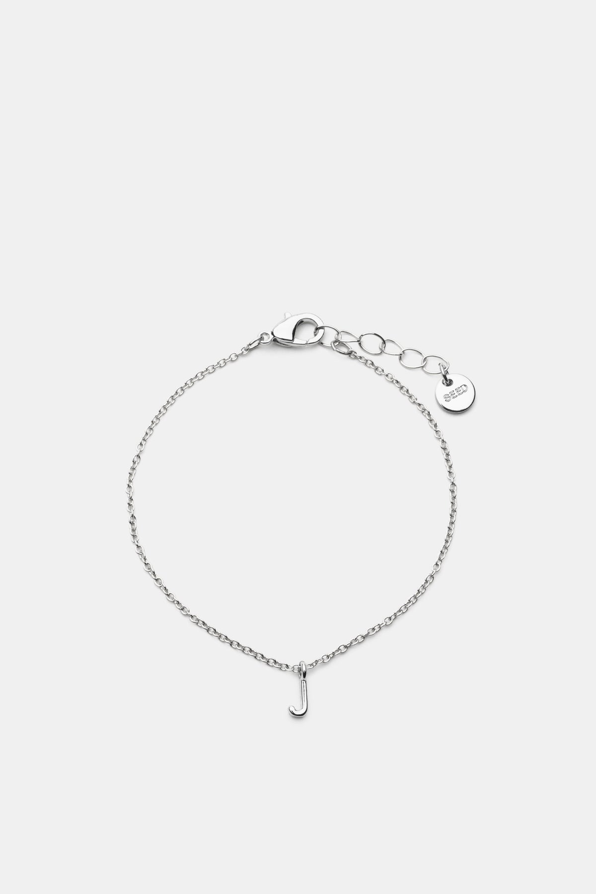 Silver Alphabet Bracelet