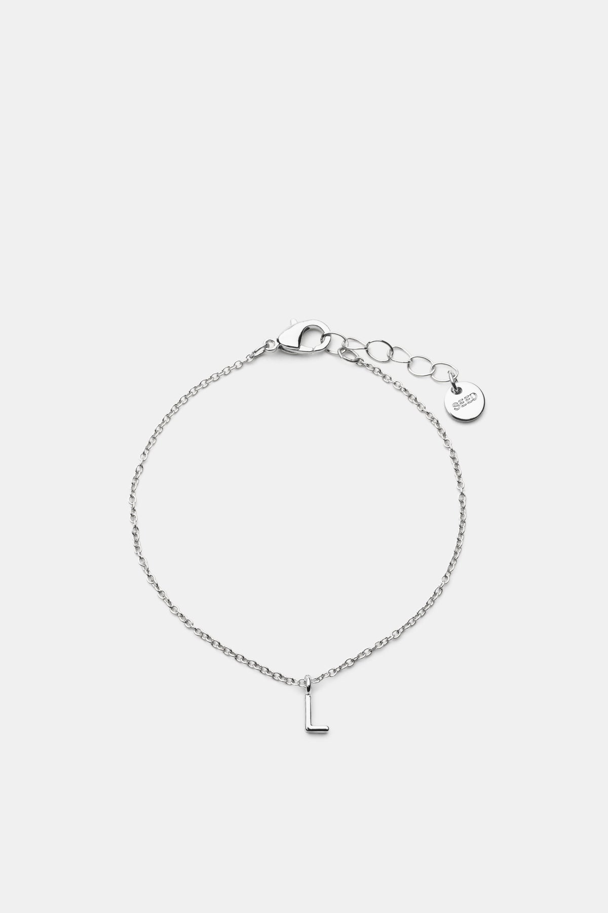Silver Alphabet Bracelet