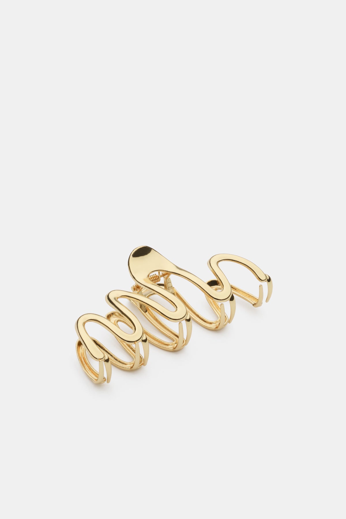 Wavy Metal Hair Claw