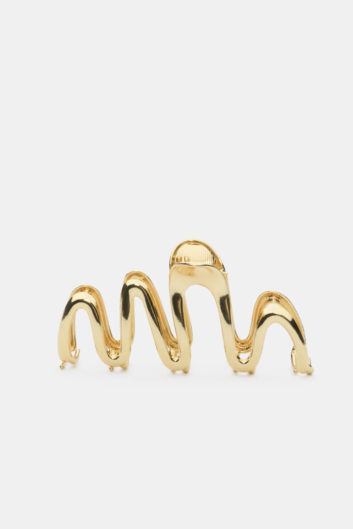 Wavy Metal Hair Claw