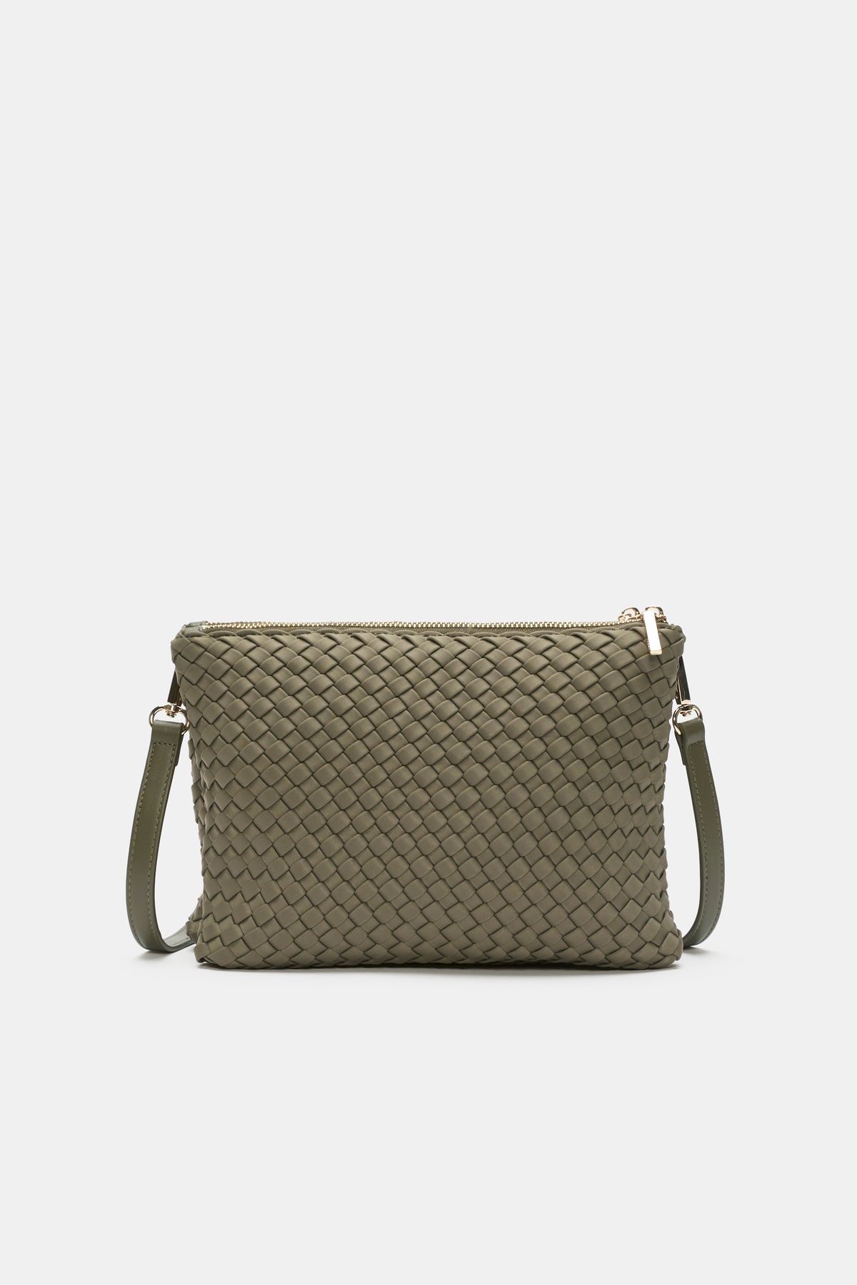 Woven Textured Mutli Pocket Bag