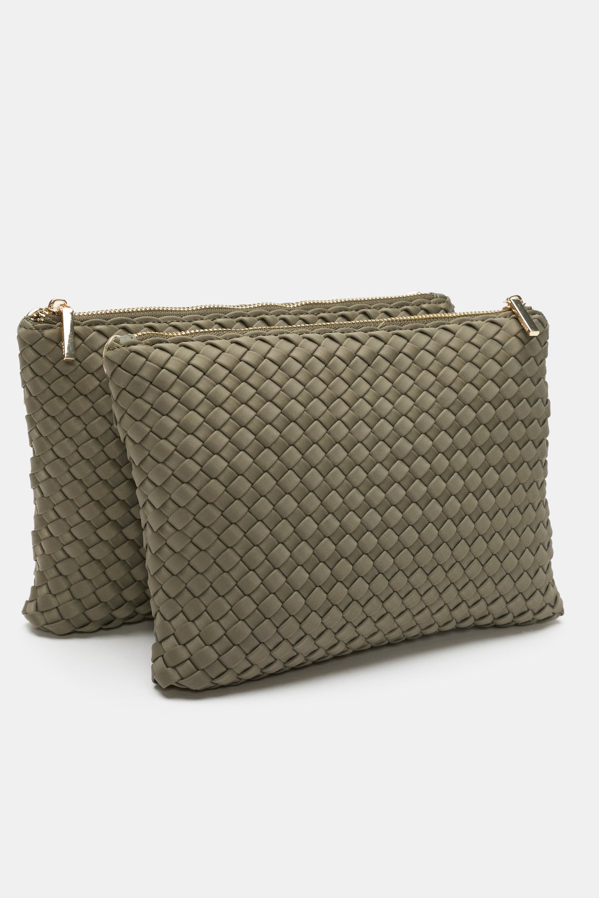 Woven Textured Mutli Pocket Bag