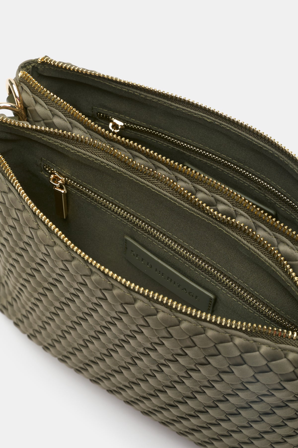 Woven Textured Mutli Pocket Bag