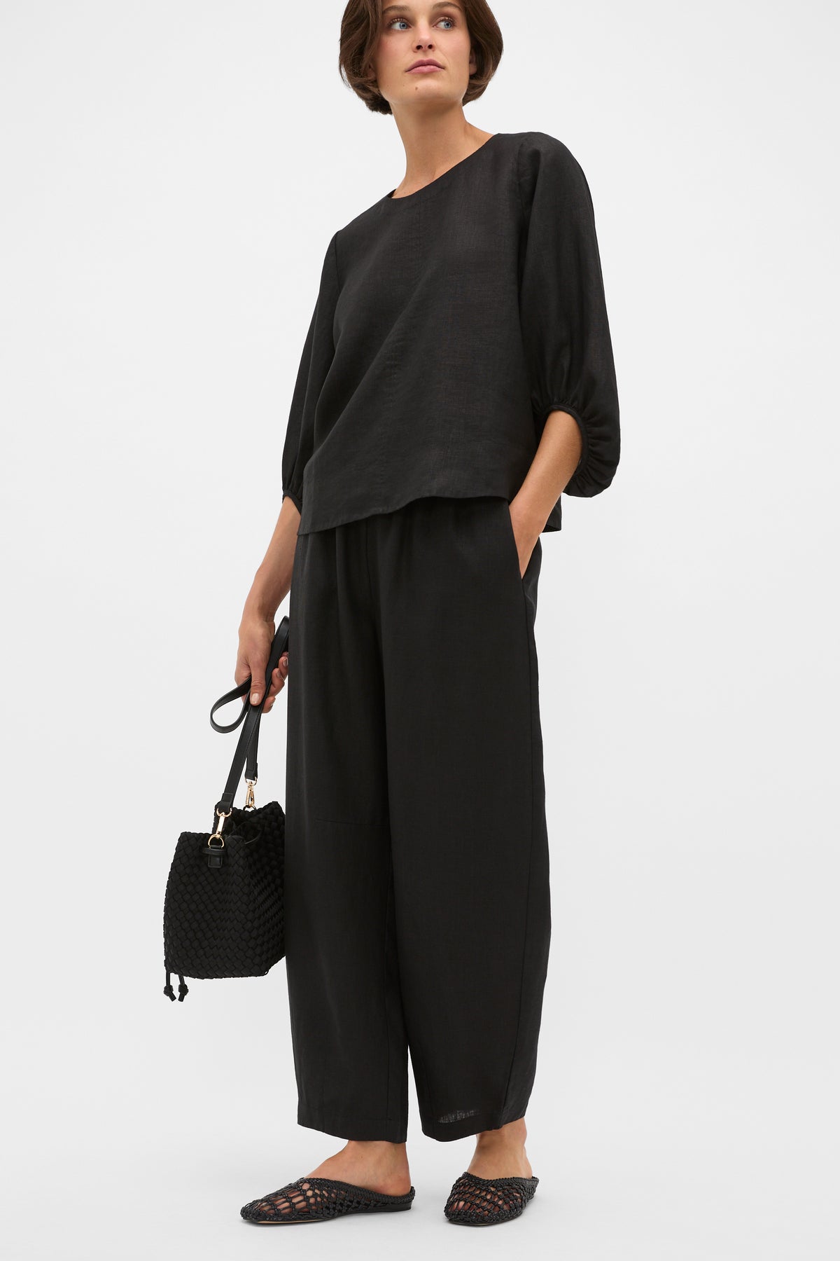 Bella Woven Mule