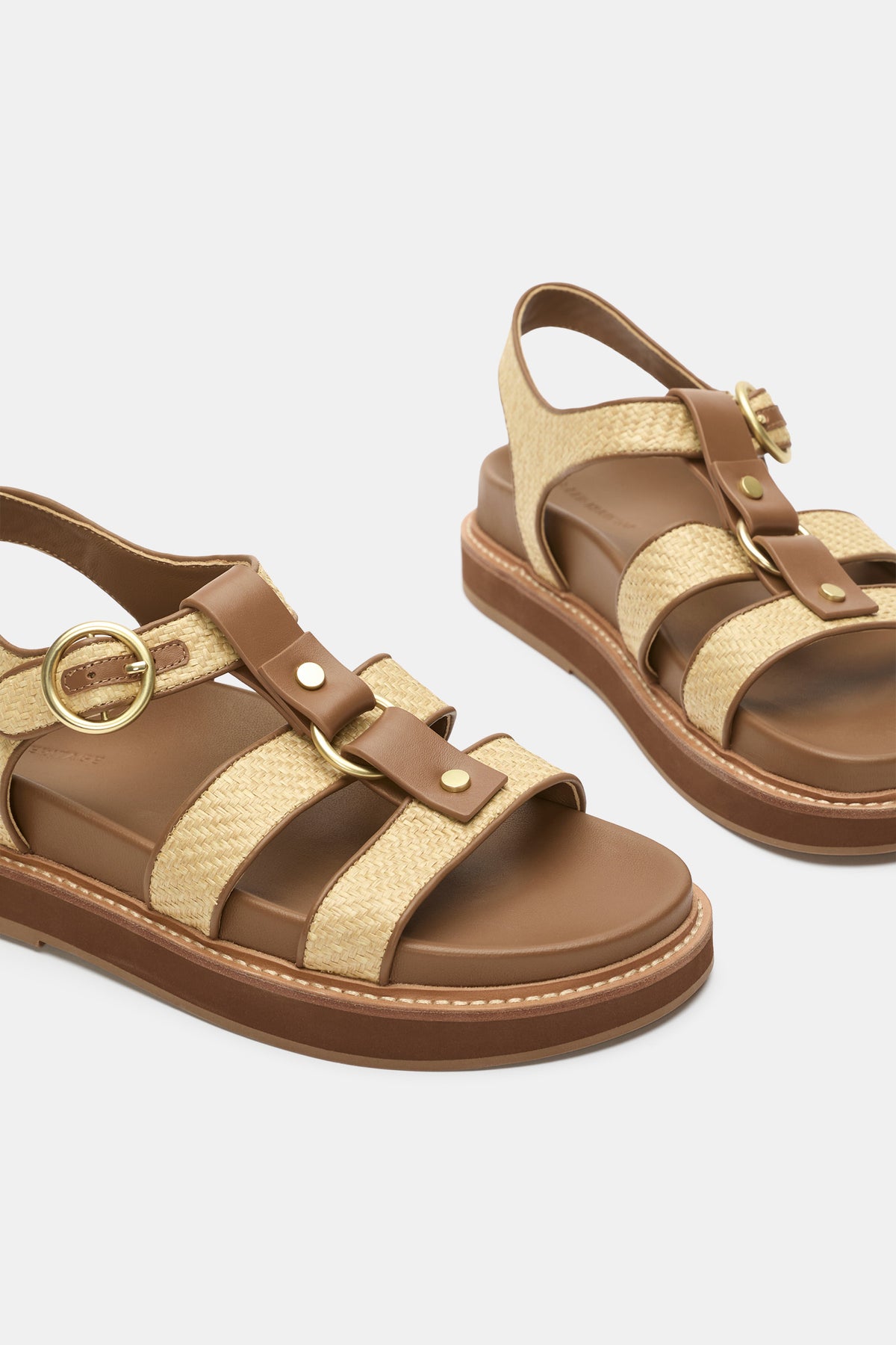 Callie Woven Caged Sandal