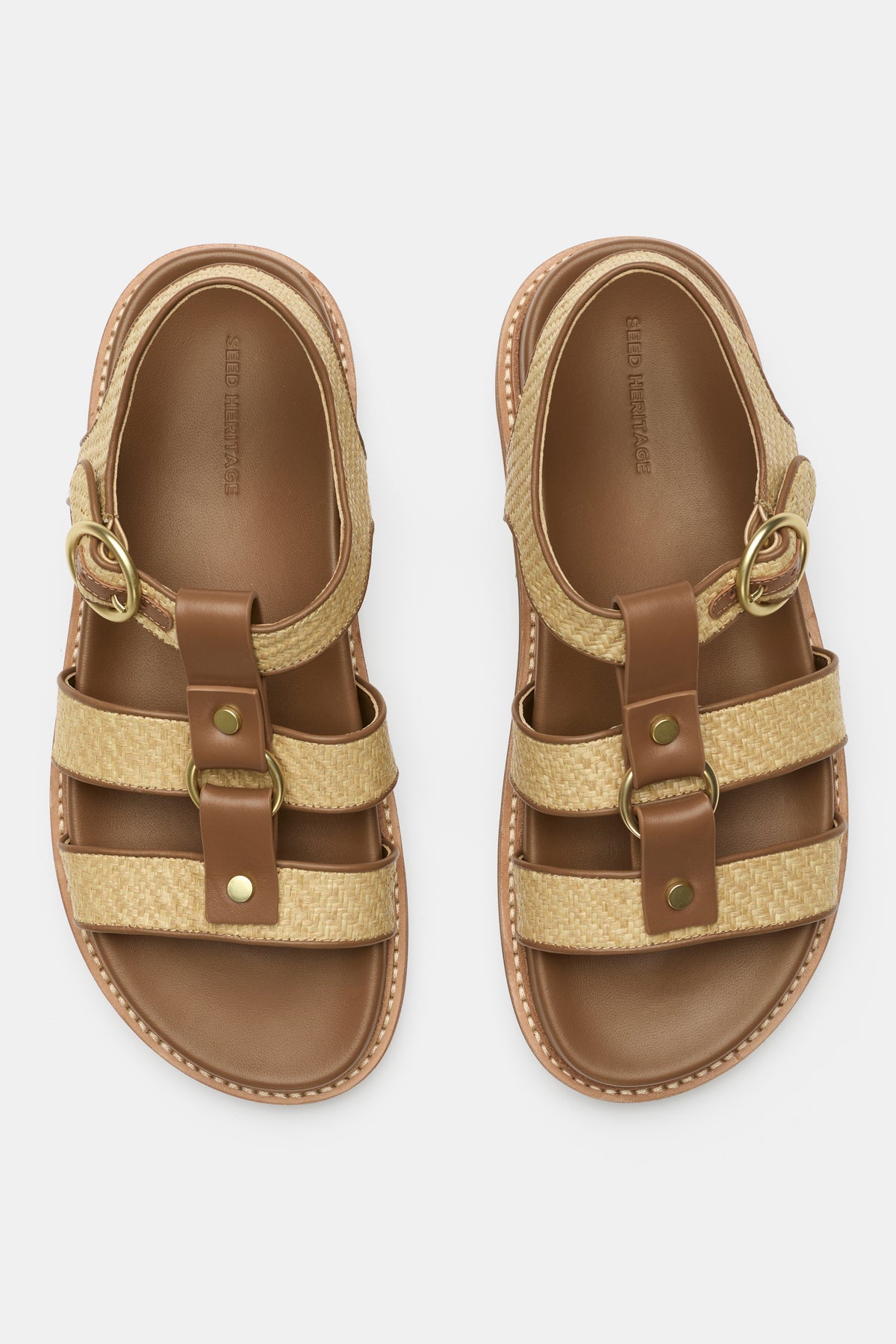 Callie Woven Caged Sandal