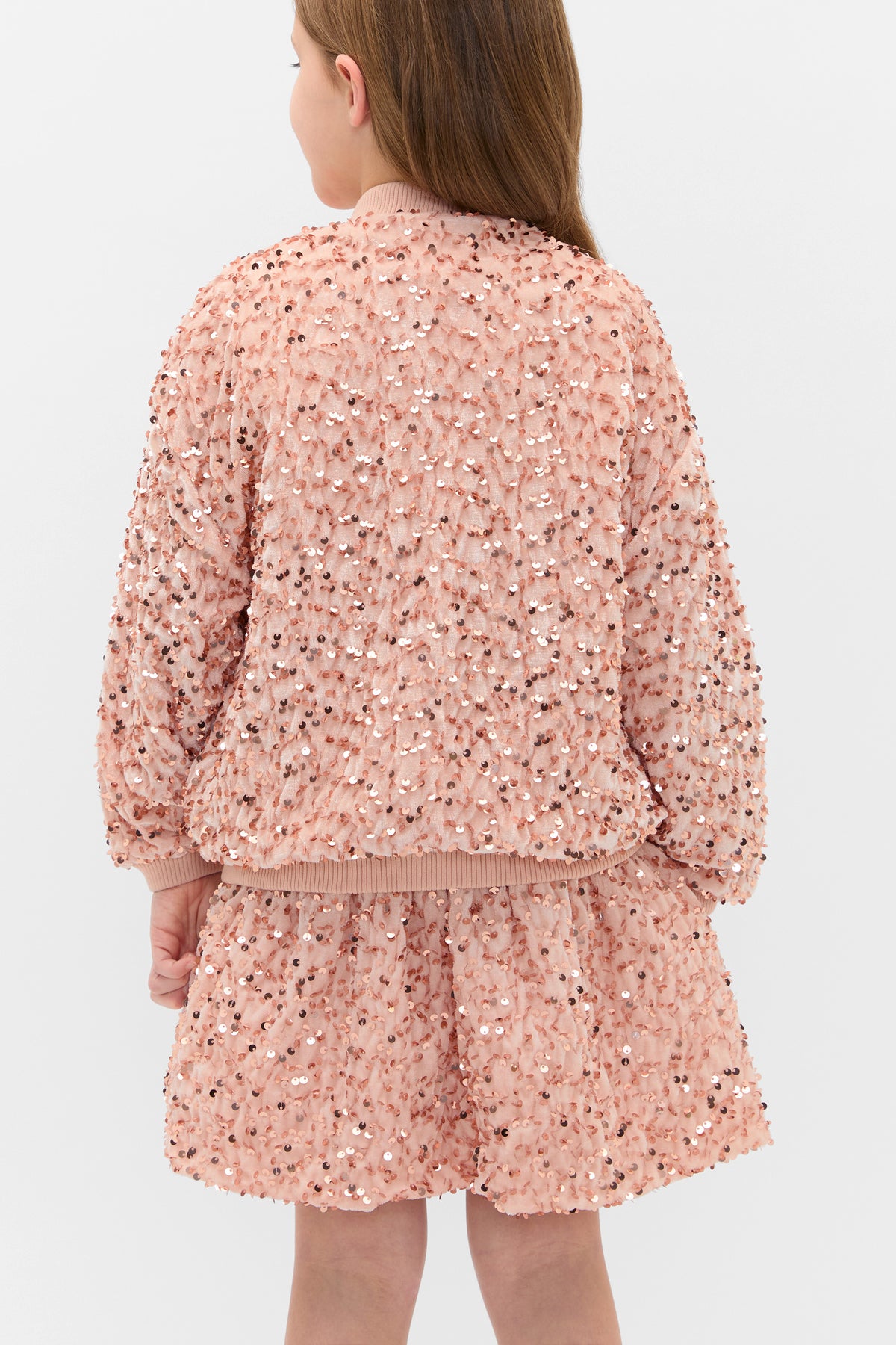 Sequin Bomber Jacket