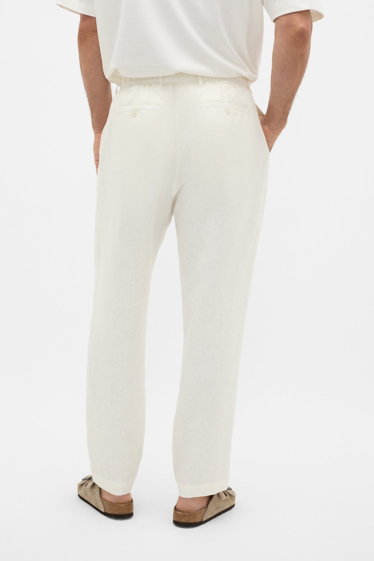 Pull On Linen Pant