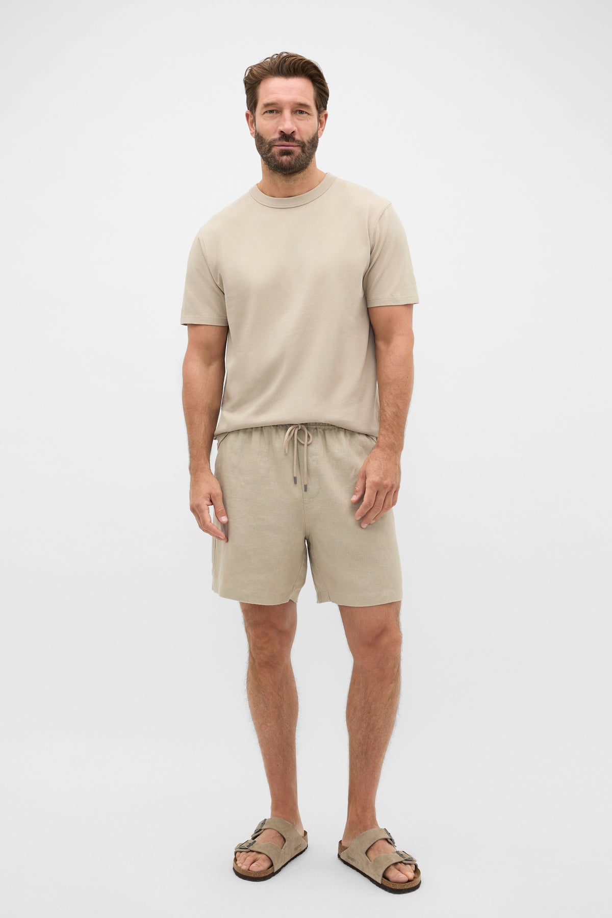 Pull On Linen Short