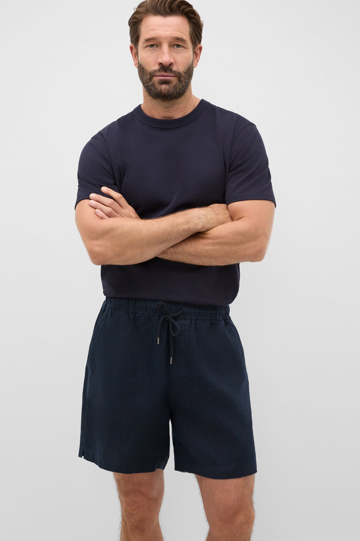 Pull On Linen Short
