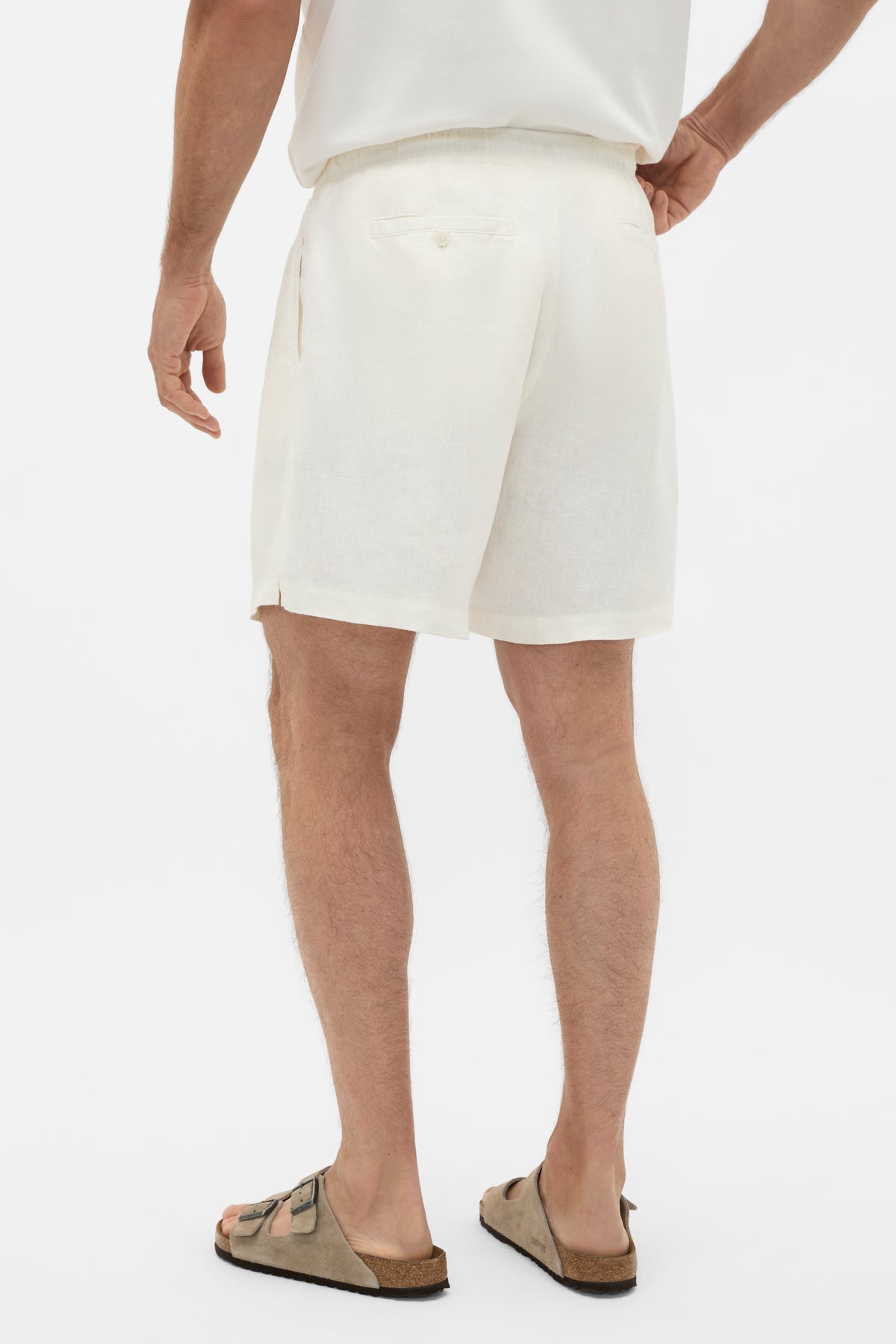 Pull On Linen Short