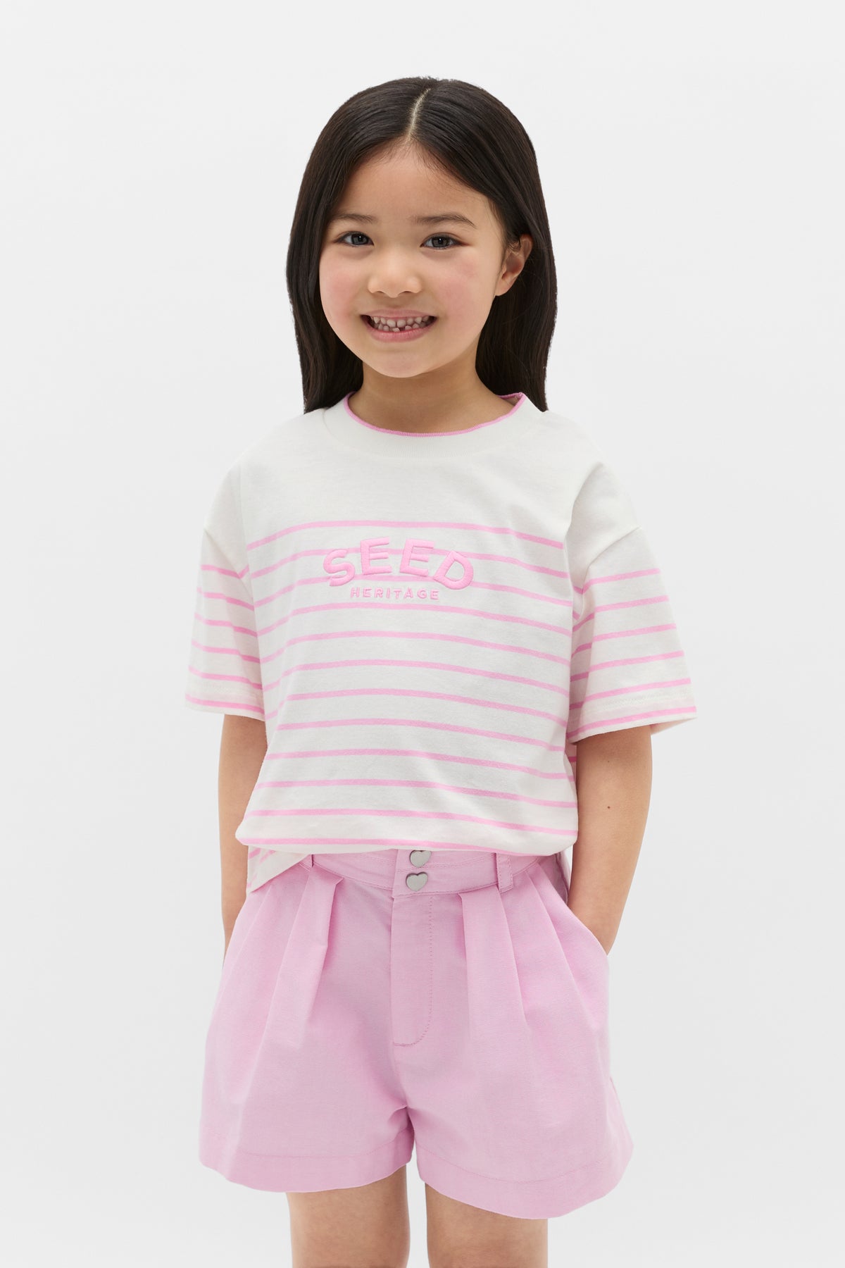 Crop Breton Stripe Tee