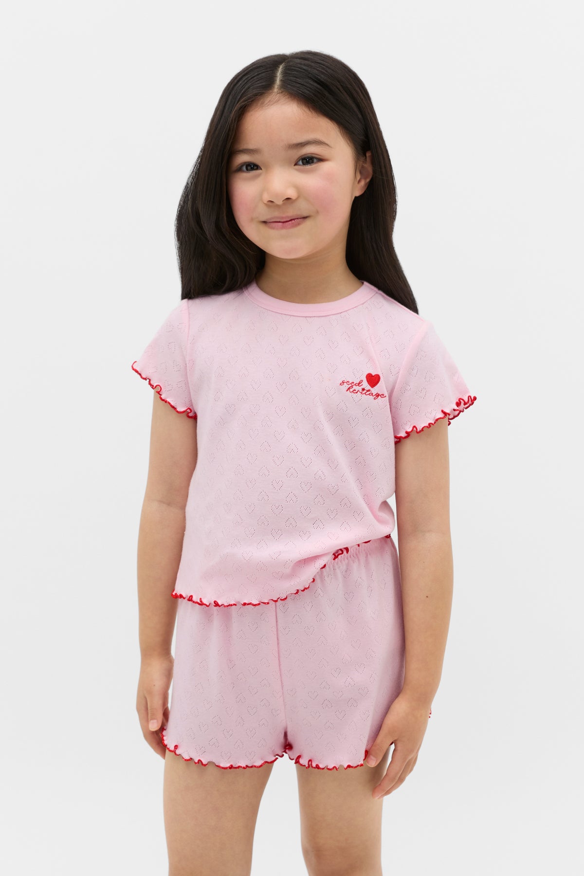 Heart Pointelle Pyjama