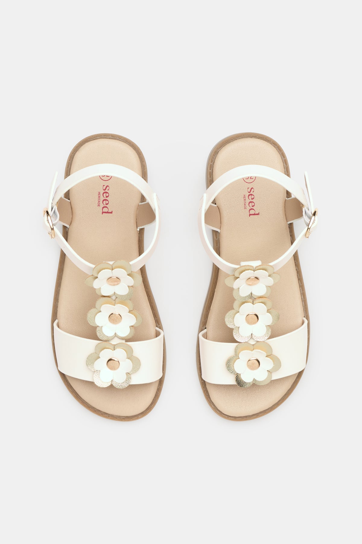 Flower T-Bar Sandal