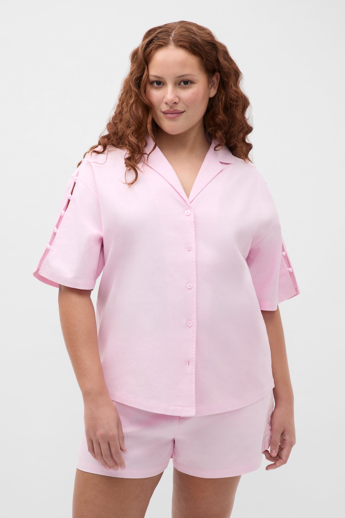 Knot Detail Boxy Shirt