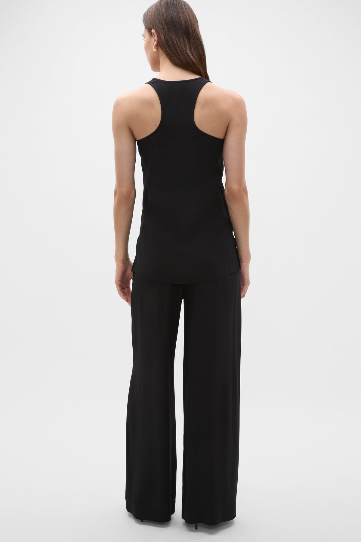 Satin Back Longline Tank