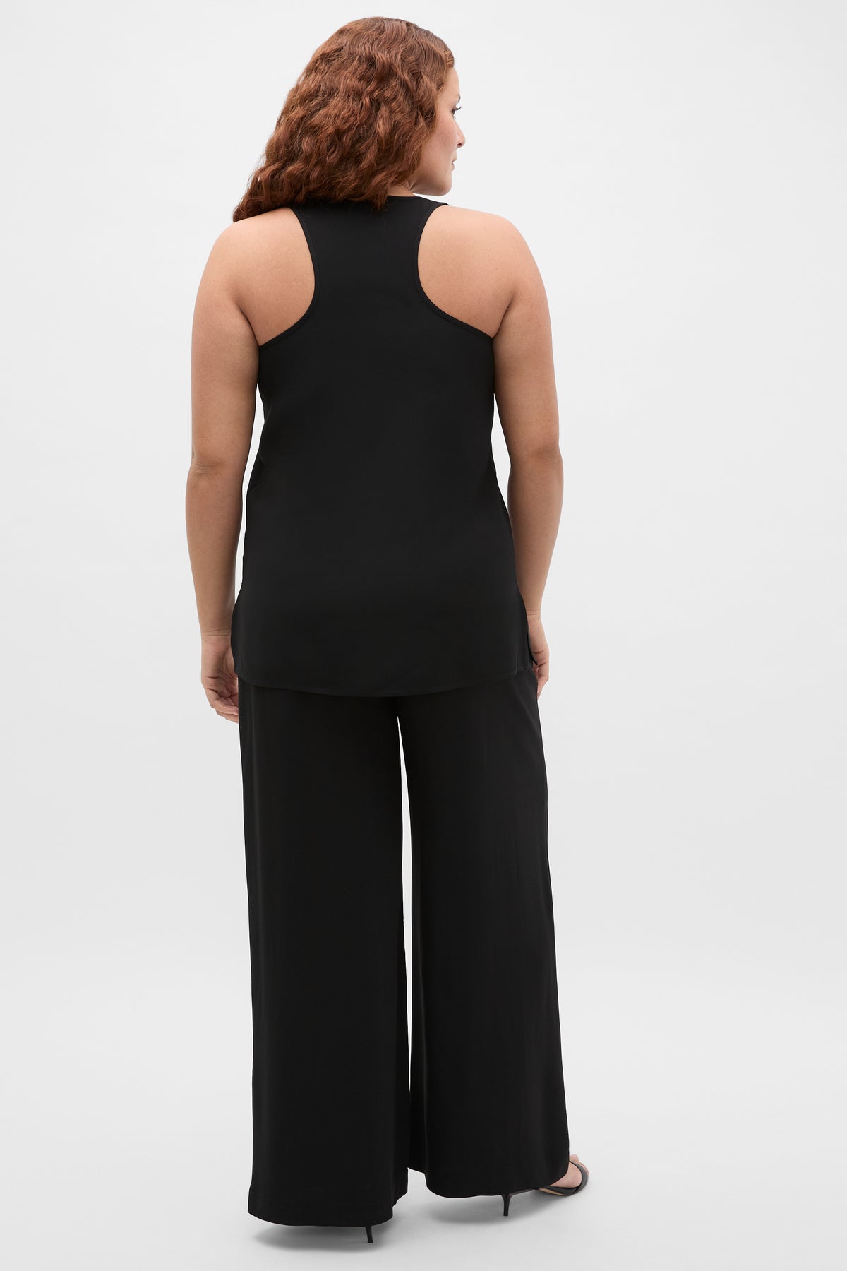 Satin Back Longline Tank