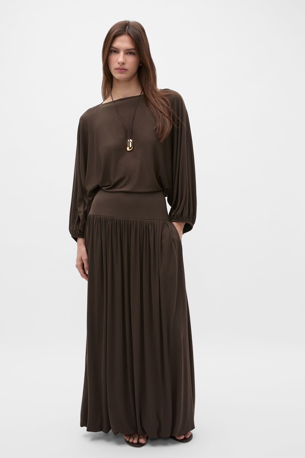 Fine Knit Bubble Sleeve Top