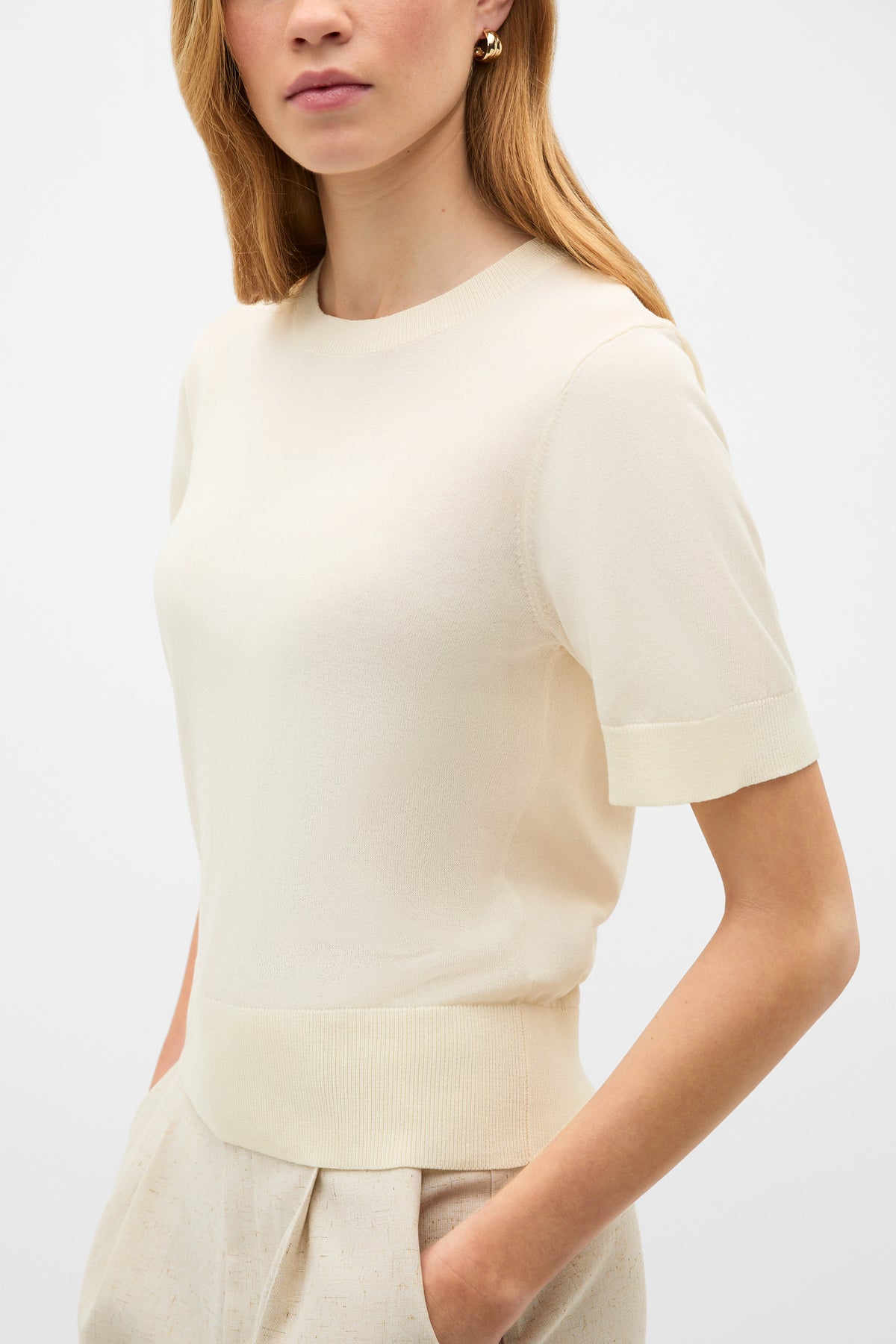 Sheer Knit Tee