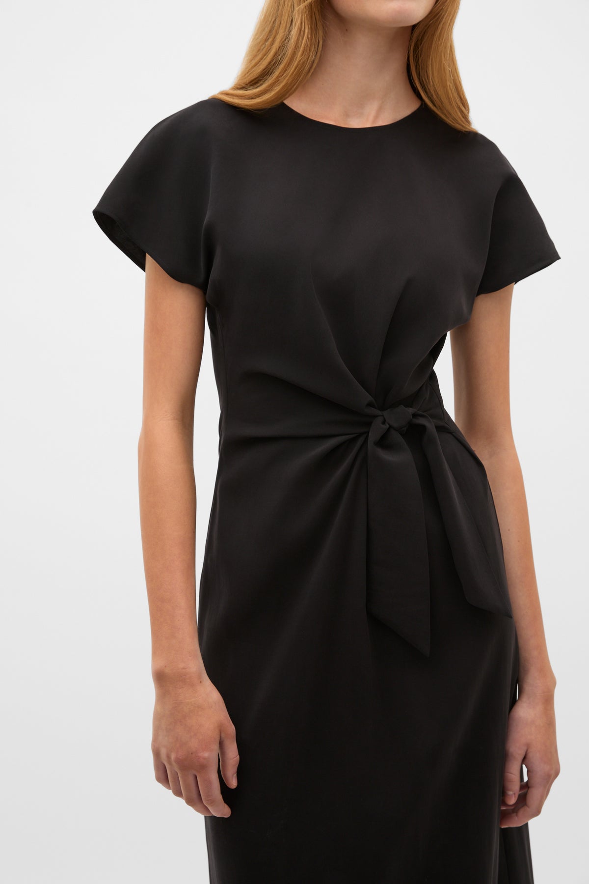 Tie Waist Midi Dress
