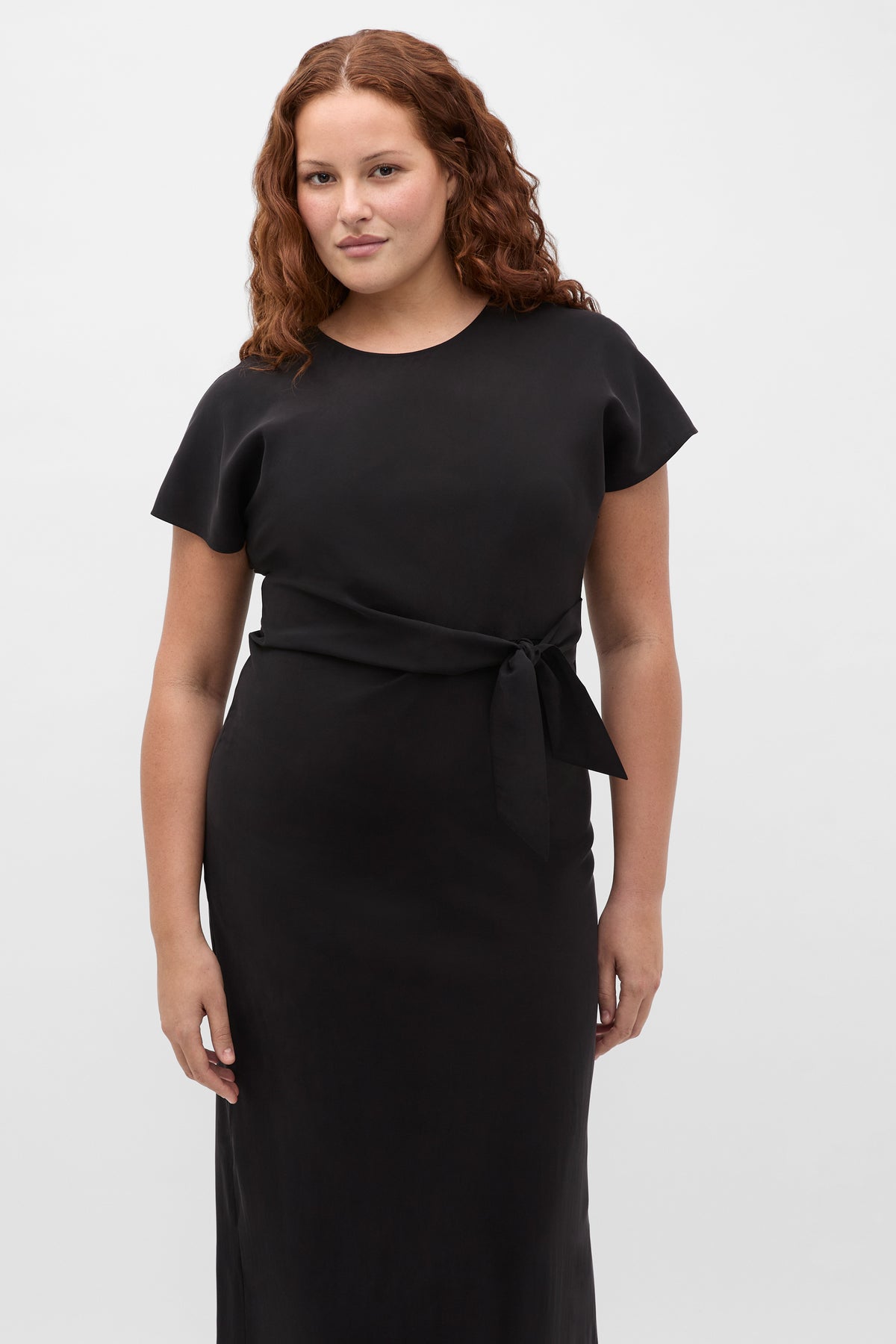 Tie Waist Midi Dress