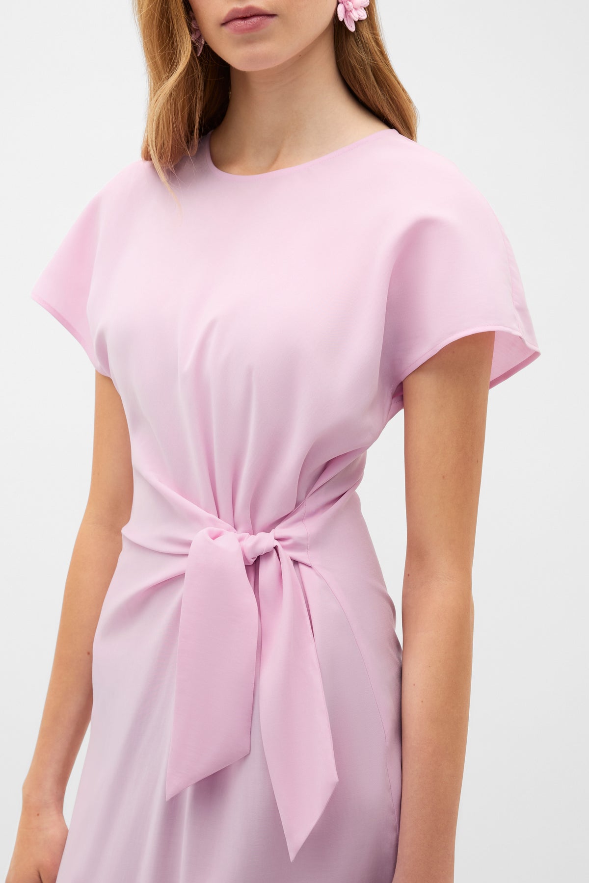 Tie Waist Midi Dress
