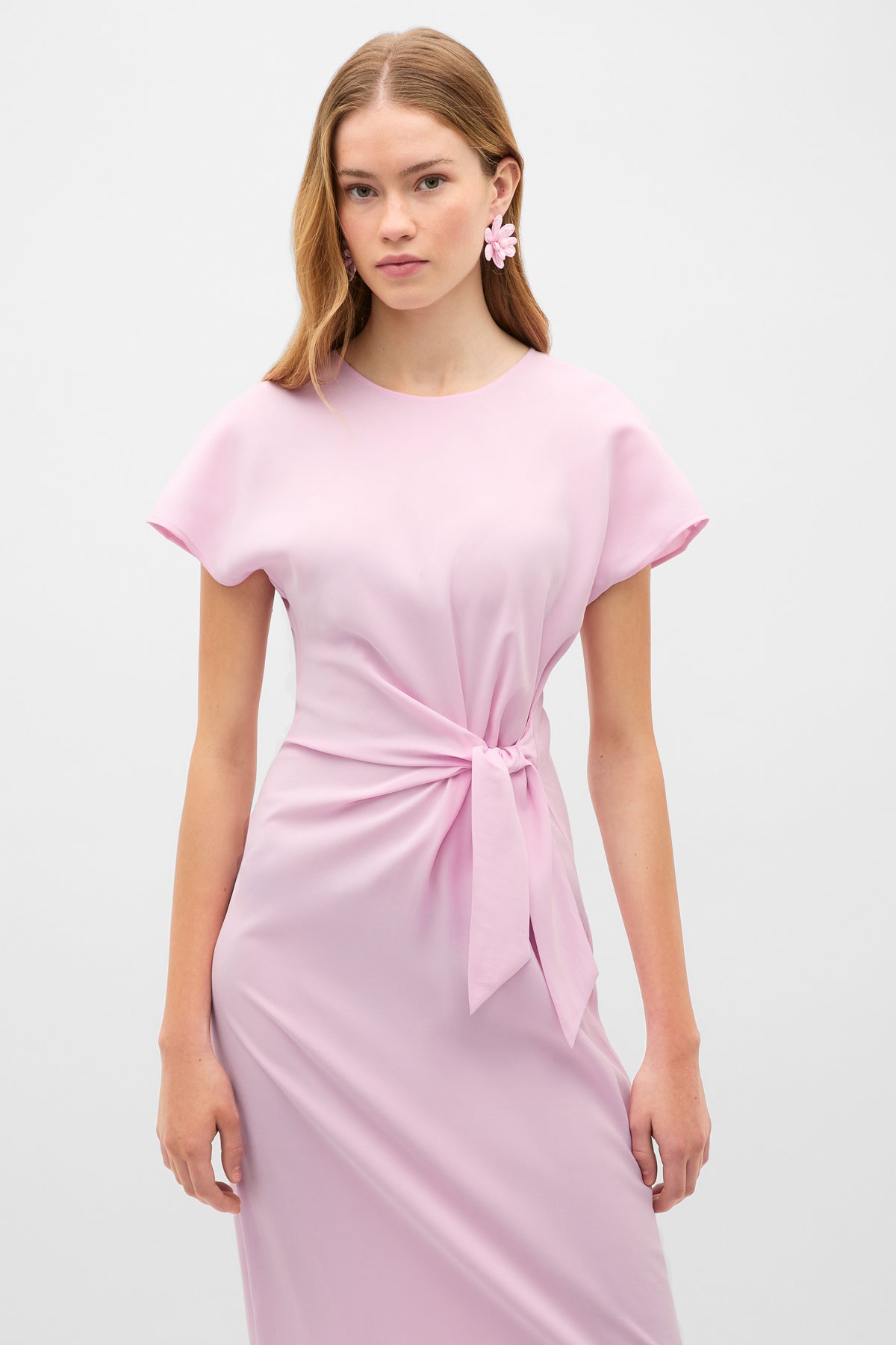 Tie Waist Midi Dress