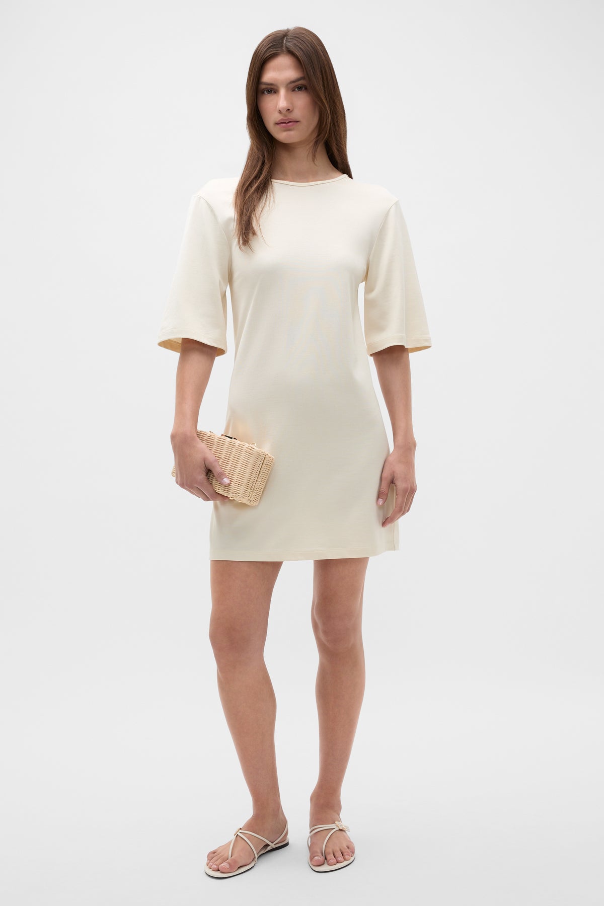 Jersey Tie Back Mini Dress