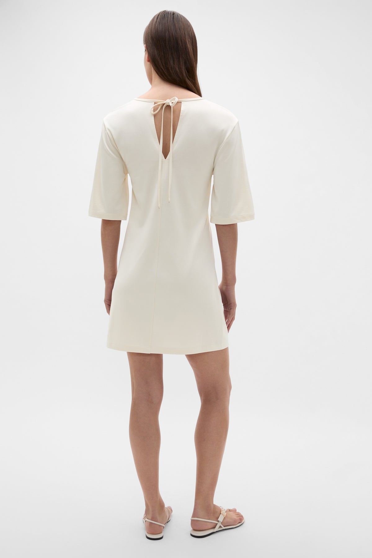 Jersey Tie Back Mini Dress