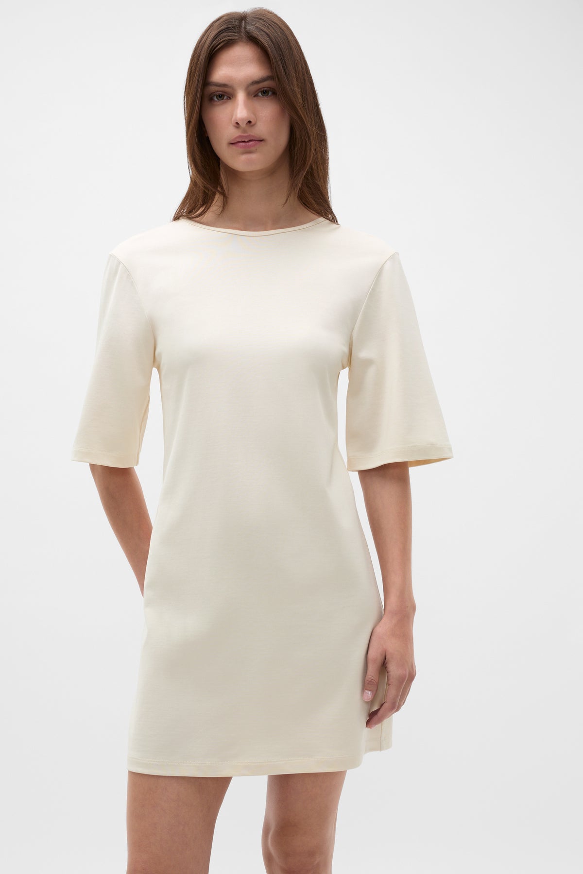 Jersey Tie Back Mini Dress