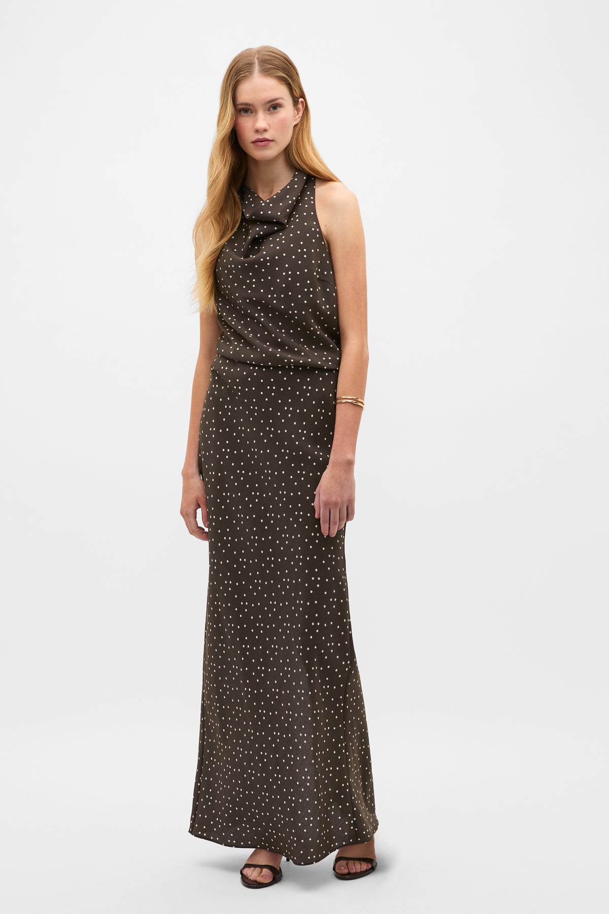 Spot Print Skirt