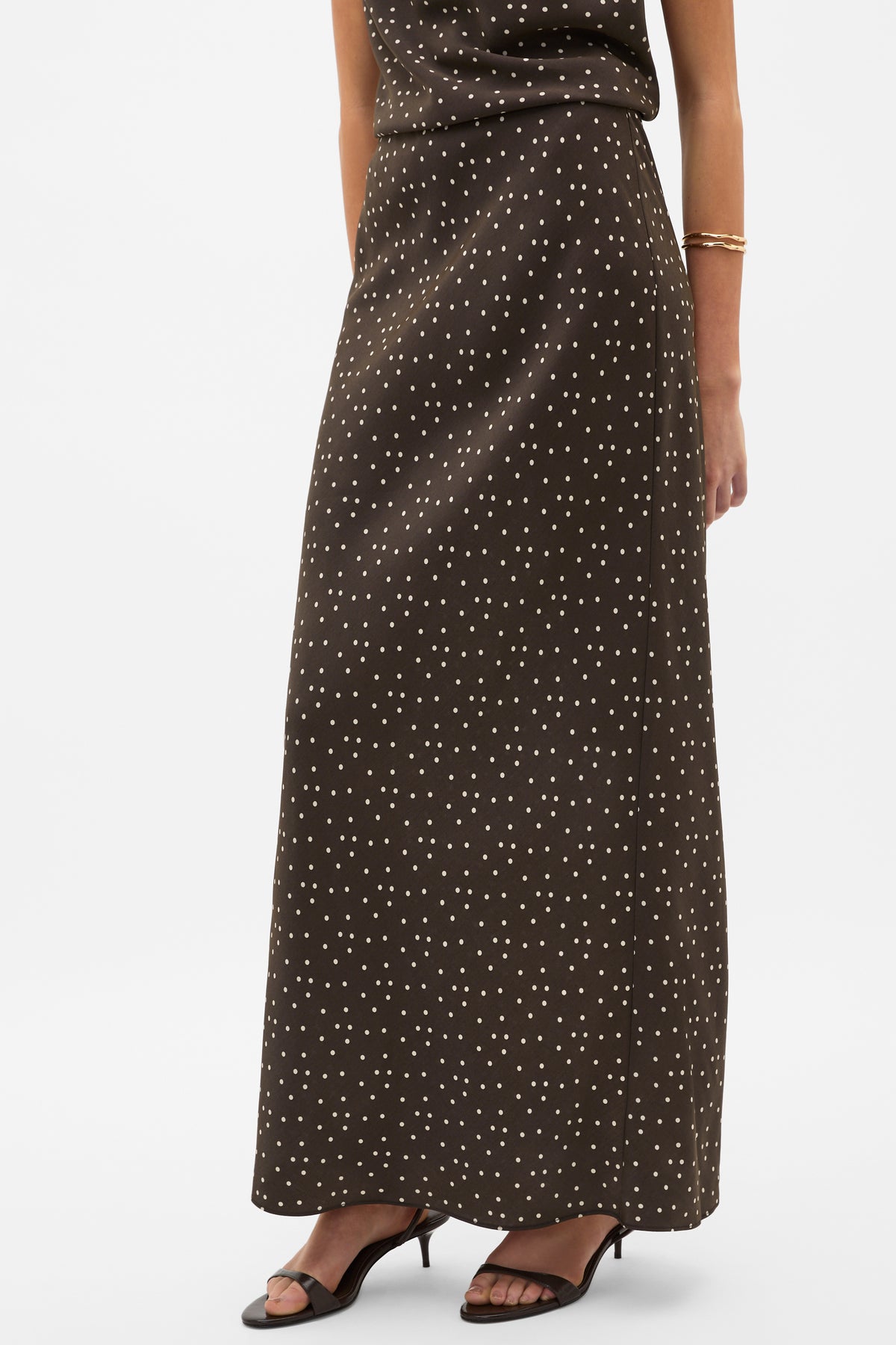 Spot Print Skirt