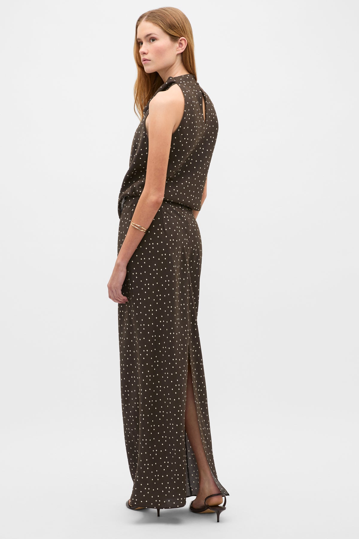 Spot Print Skirt