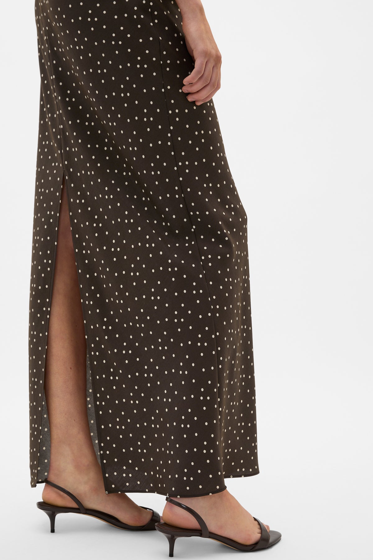 Spot Print Skirt