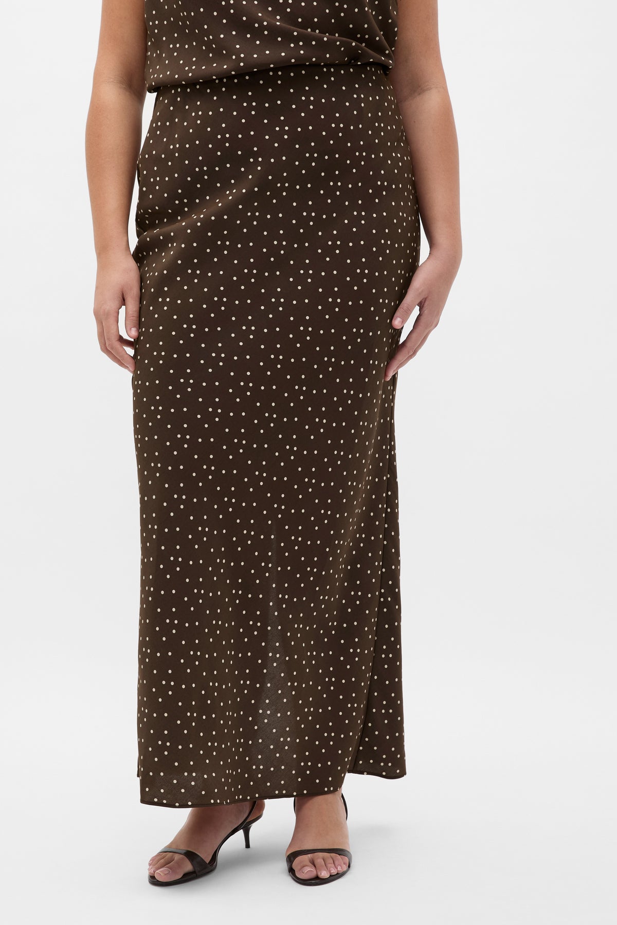 Spot Print Skirt
