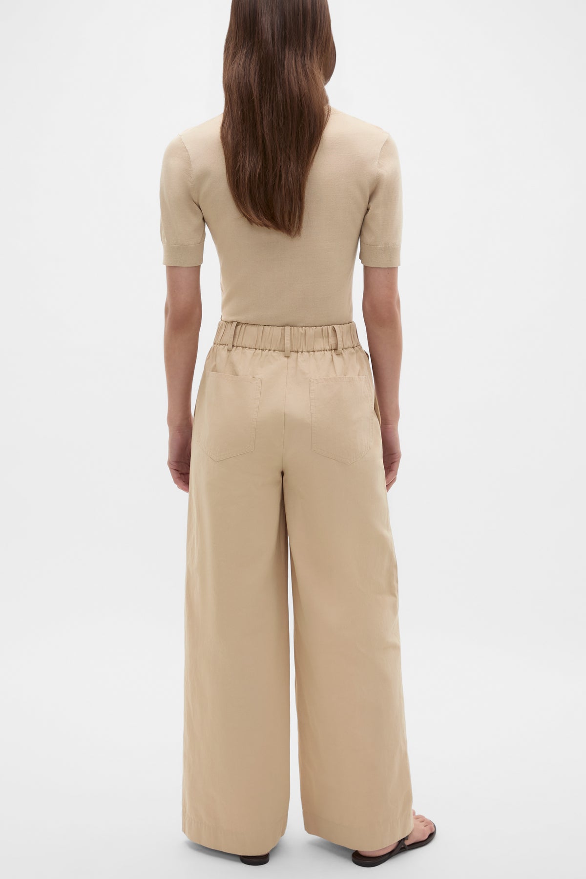 Contrast Belt Pant