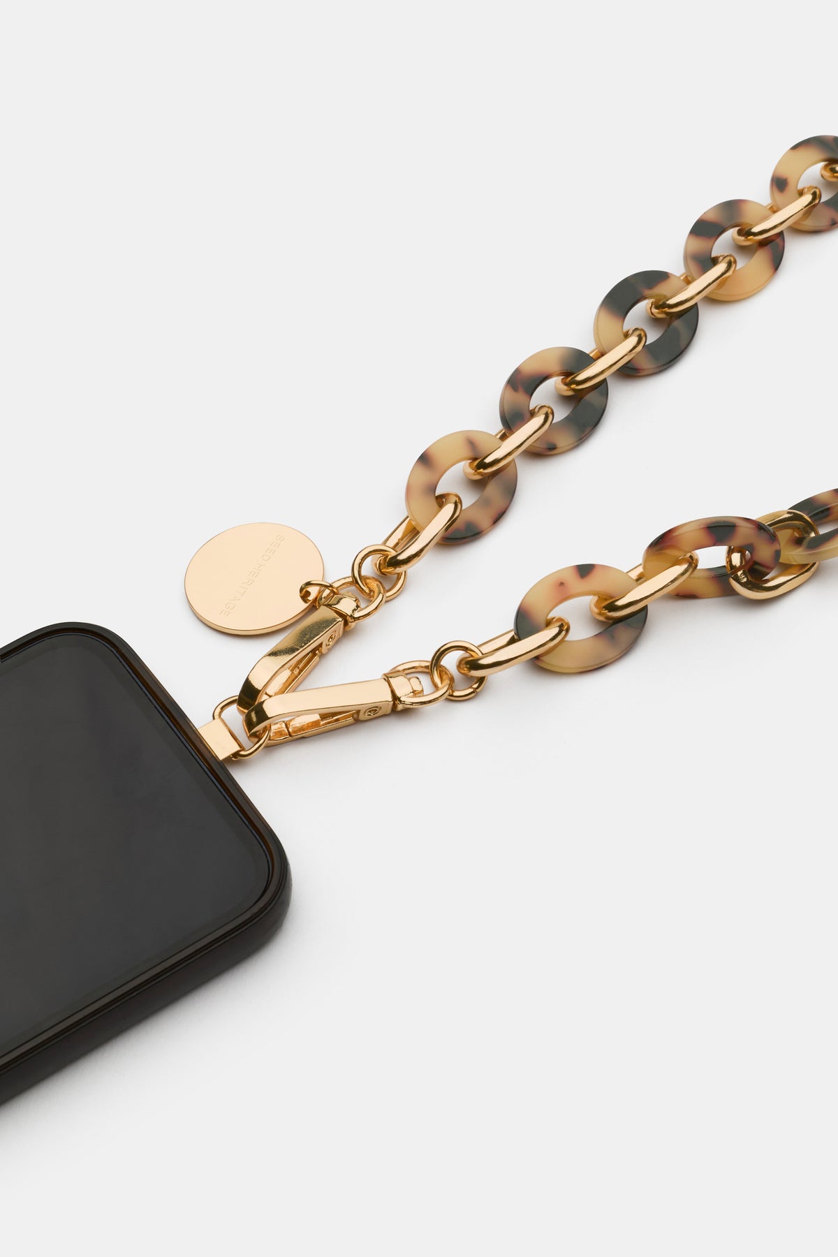 Resin Metal Wrist Phone Strap